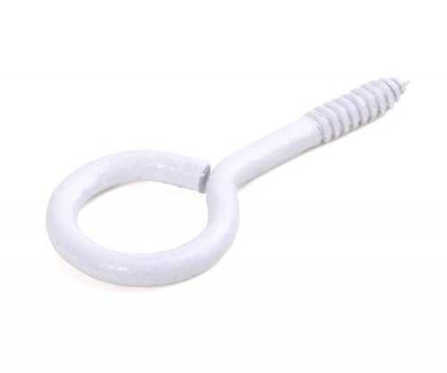 Oko s vrutem bílý lak - 3.6/14/30mm