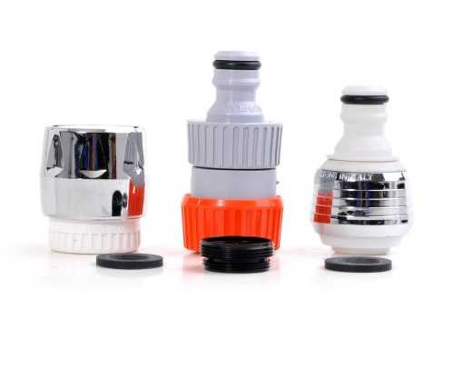 4429/A Sada domovní bílá - 22x1/24x1 rychlospojky