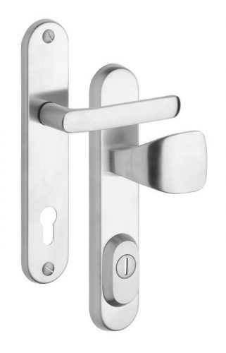 Rostex R1/O Baryt bezpečnostní kování - klika-knoflík 92 NerezMatTi