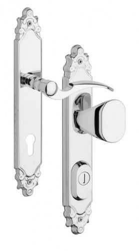 Rostex R1 ozdobné bezpečnostní kování - klika-madlo 90 Cr