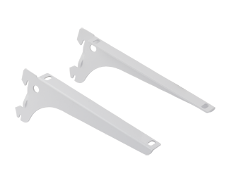 Konzola jednoduchá úhlová bílá Domax AWSK - 180mm AWSK 180