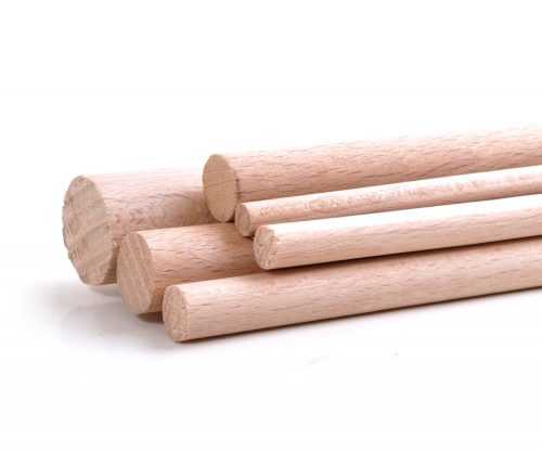 Týblo hladké buk 80cm - 8mm