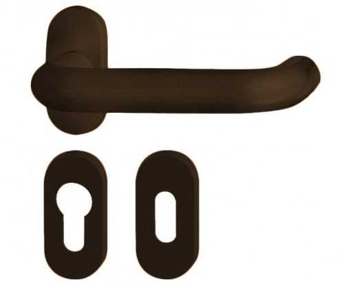 Holar H 03 rozetové dveřní kování - hnědá