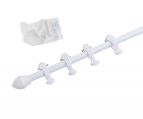 Tyč kavárenská bílá - 55-85cm
