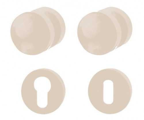 Holar H 06 rozetové dveřní kování - béžová