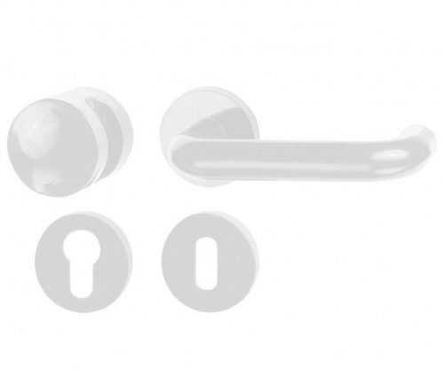 Holar H 07 rozetové dveřní kování - bílá