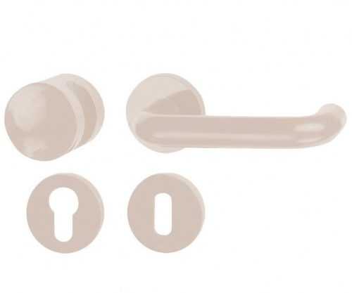 Holar H 07 rozetové dveřní kování - béžová