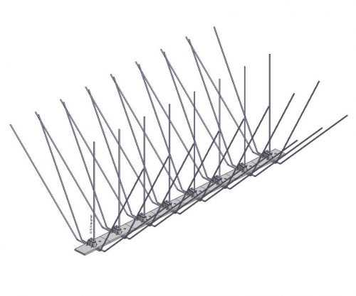 Lišta s hroty proti ptákům 5řadá Kraupner H127