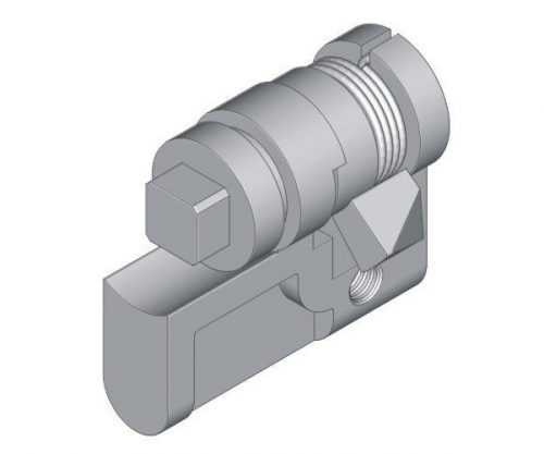 Vložka zámku B Doppelbart 5mm