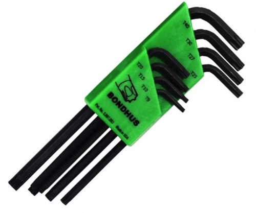 Sada torx L-klíčů 8ks T9-T40 TLX 8 Bondhus 31834