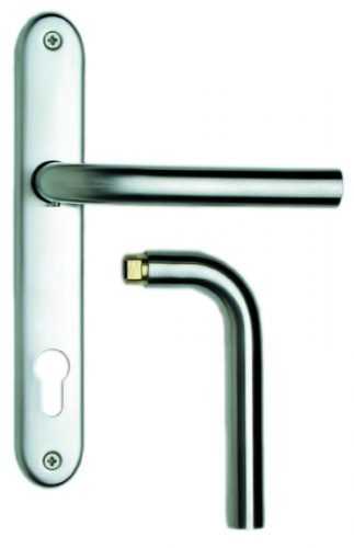 Rostex Styl štítové dveřní kování - WC 90mm Nerez mat