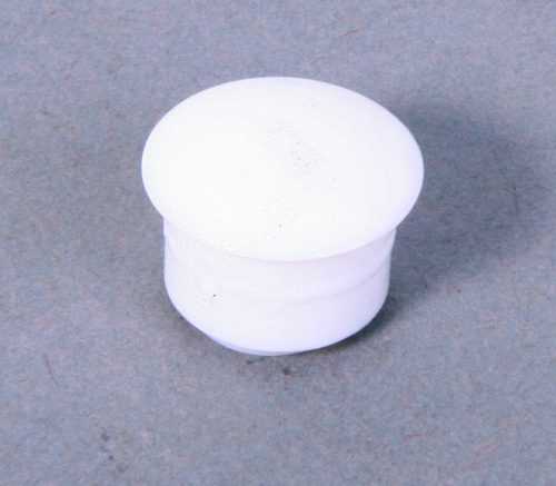 Krytka pro otvor 12mm bílá