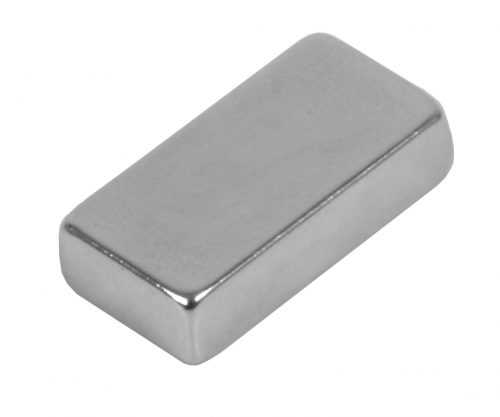 Magnet neodym kvádr - 15x15x5mm nikl