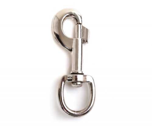 Karabina otočná kulaté oko Ni - 50mm/10mm