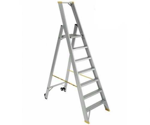 Alve Forte jednostranné hliníkové schůdky - 7př. FORTE 9307
