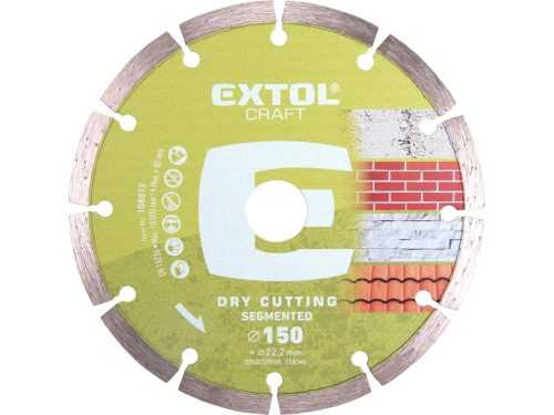 Kotouč diamantový řezný segmentový Extol Craft - 125mm