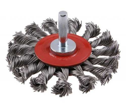 Rotační kartáč okružní s copy a stopkou 75mm Festa