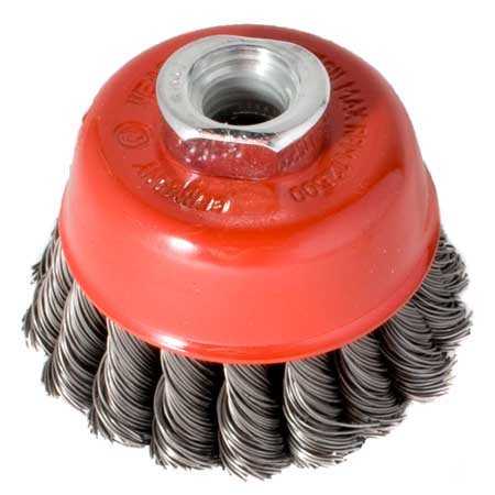 Rotační kartáč hrnkový s copy M14 - 80x0.5mm