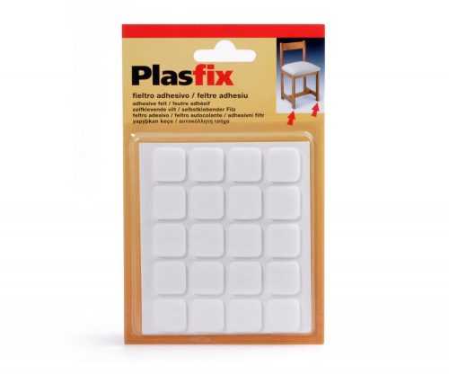 Kluzák filcový hranatý bílý - 95x12mm 5ks