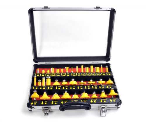 Sada tvarových fréz 8mm SK plátky 35ks + kufr Extol Premium 44040