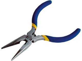 Kleště mini půlkulaté přímé s pérkem 130mm Extol Craft 42303