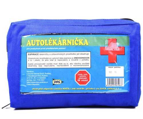 Autolékárnička v kortexinovém obalu