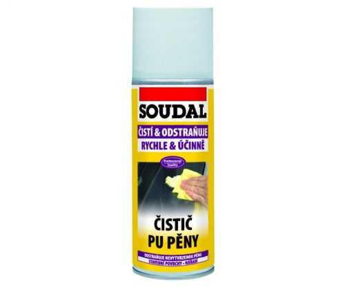 Čistič PU pěny trubičkové 150ml Soudal