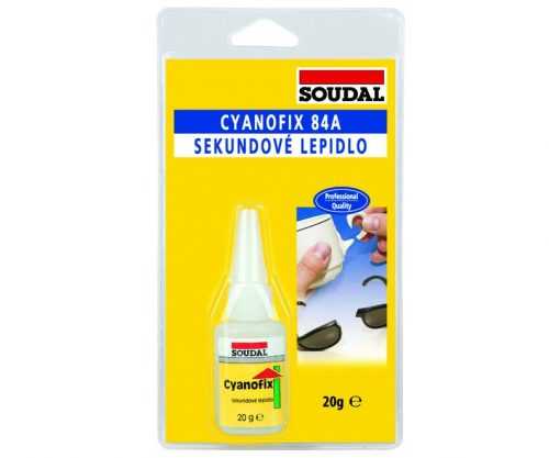 Lepidlo vteřinové 20g CyanoFix 84A Soudal