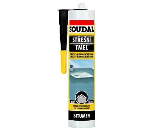 Tmel střešní černý 280ml Soudal