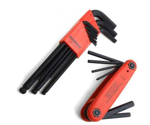 Sada imbus klíčů Bonuspack BLX 9 + Gorilla grip velká Bondhus 10999