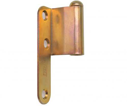 Závěs dveřní lomený VD JP5 - levý žlutý zinek