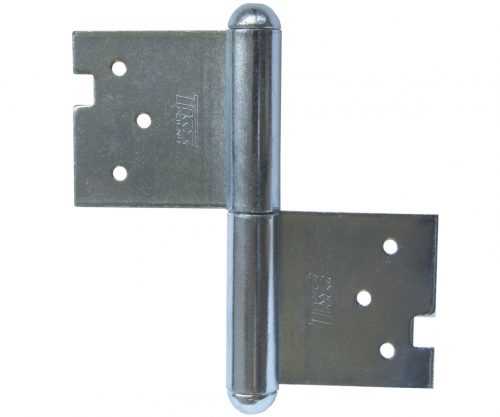 Závěs dveřní 100 - pravý zinek modrý