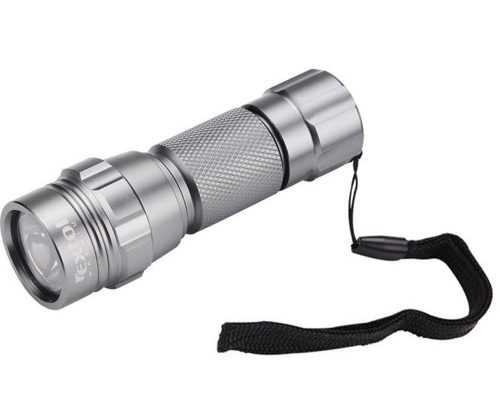 LED svítilna kovová 1 LED dioda 1xAA Extol Premium 8862111