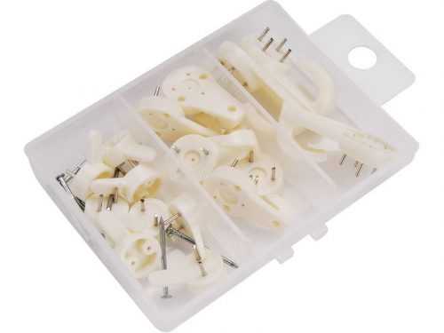 Sada univerzálních háčků do zdi 16ks Extol Craft 1451