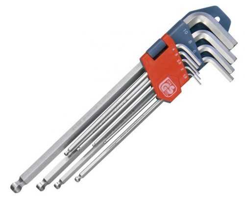 Sada imbus klíčů s kuličkou 9ks 1.5-10mm Extol Premium 8819312