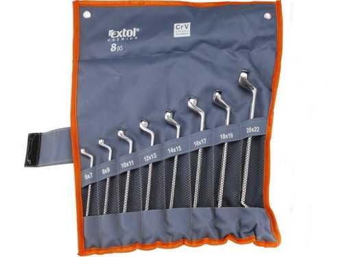 Sada klíčů očkových 6-22mm 8ks Extol Premium 6219