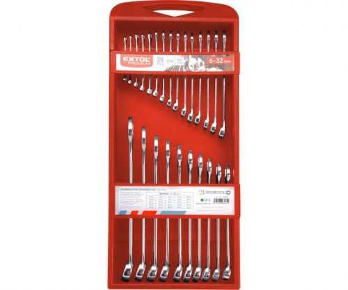 Sada očkoplochých klíčů 25ks 6-32mm Extol Premium 6350