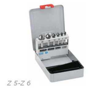 Záhlubníky kuželové sada Bučovice - Z6 HSSE 6.3-20.5mm