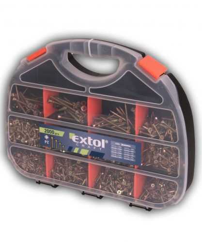 Sada vrutů 2000ks/12 rozměrů Extol Craft 1441