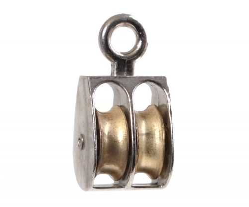 Kladka pevná dvojitá kovová cívka - 8/30mm