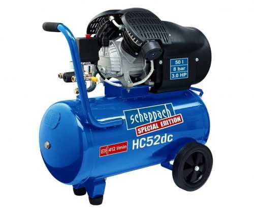 Scheppach HC 52 dc dvoupístový olejový kompresor