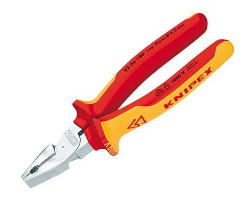 Kleště kombinované VDE Knipex 02 06 - 200mm 02 06 200