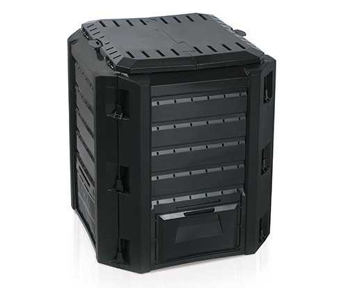 Kompostér 380l - černý