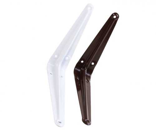 Konzola Domax WS bílá/hnědá - 250x200mm hnědá WS250 BR