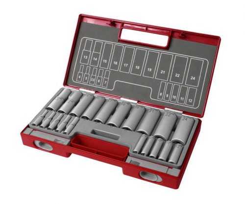 FORTUM sada prodloužených nástrčných klíčů 20ks