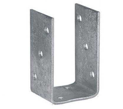 Patka sloupku U Zn Domax PSO - 101x120x60mm PSO100