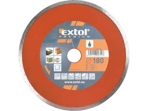 Kotouč diamantový řezný celoobvodový mokré řezání Extol Premium