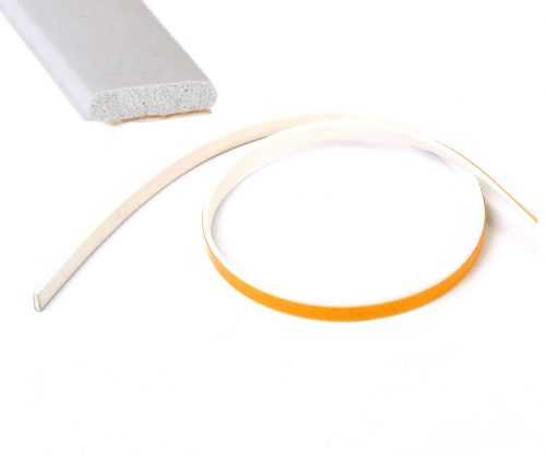 Těsnění oken a dveří 8x2mm Trelleborg samolepicí - bílé
