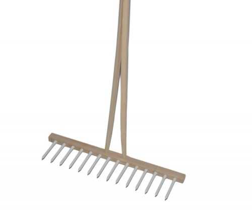 Hrábě dřevěné 14 plastových kolíků