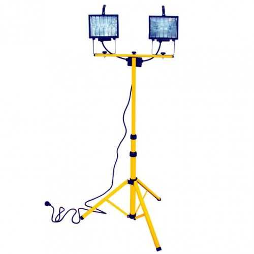 Reflektor stavební teleskopický 2x500W